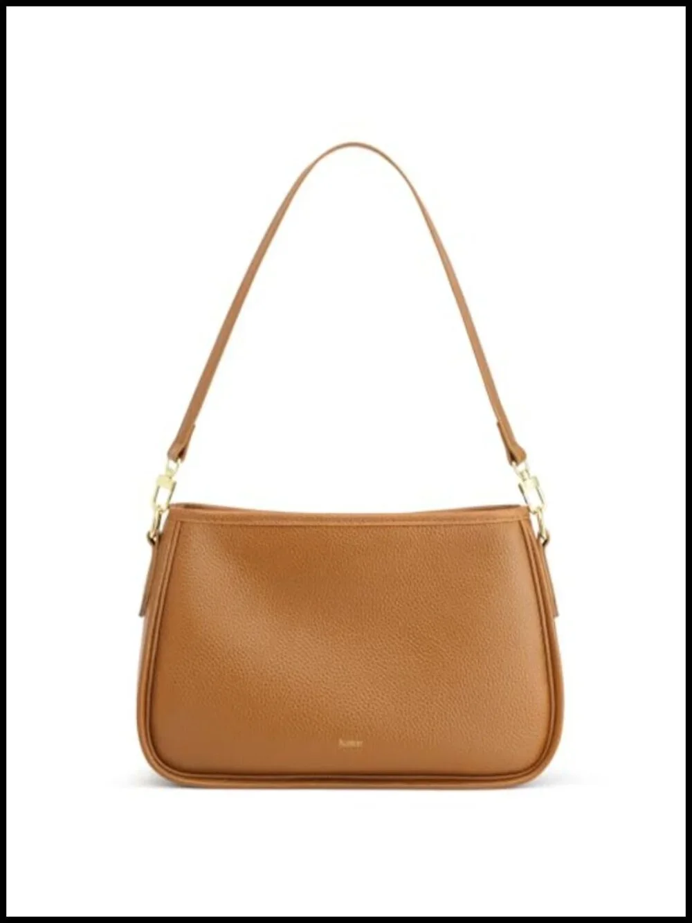 Medium Leather Hobo Crossbody Shoulder Bag with 2 Straps